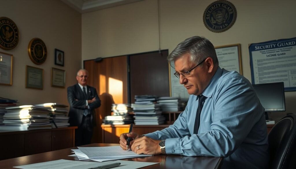 security guard licensing process