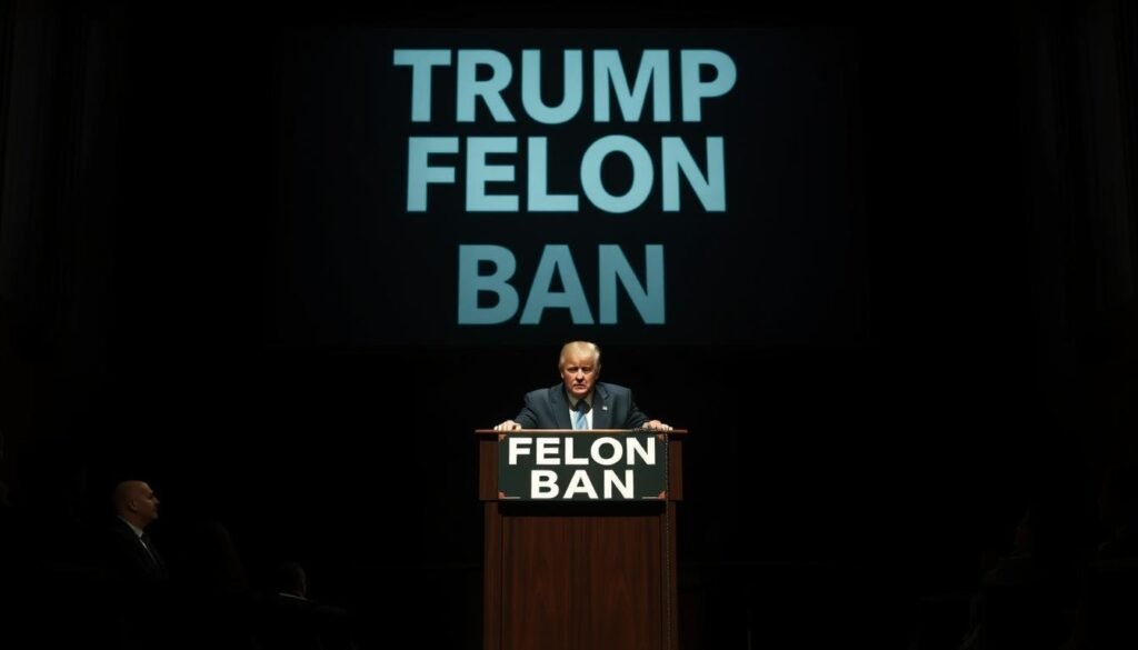 Trump felon ban Trump felon ban